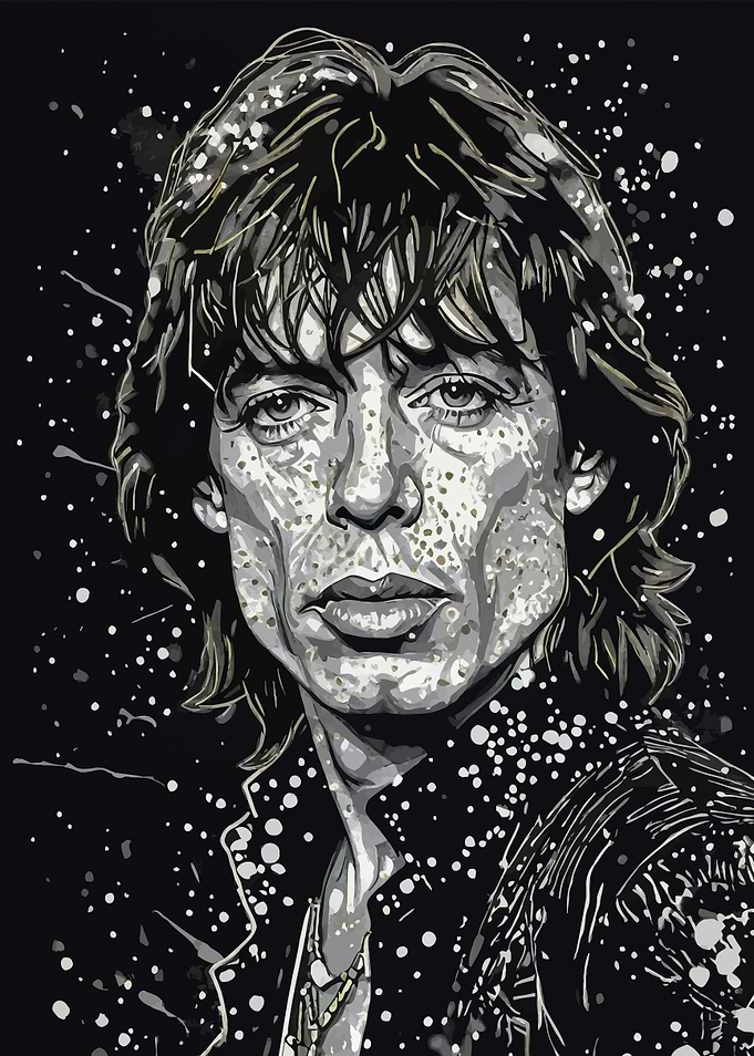 Michael Philip Jagger Portrait