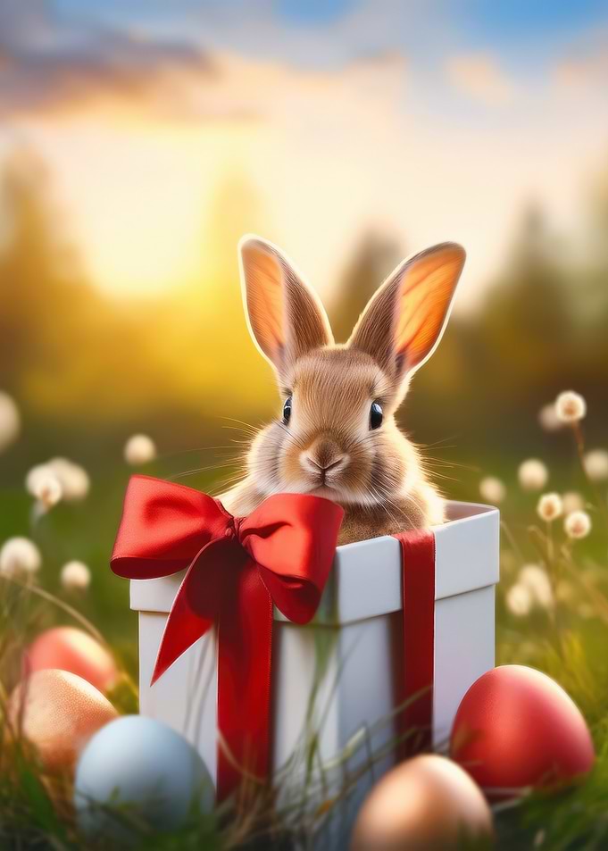 Easter Bunny Gift Box