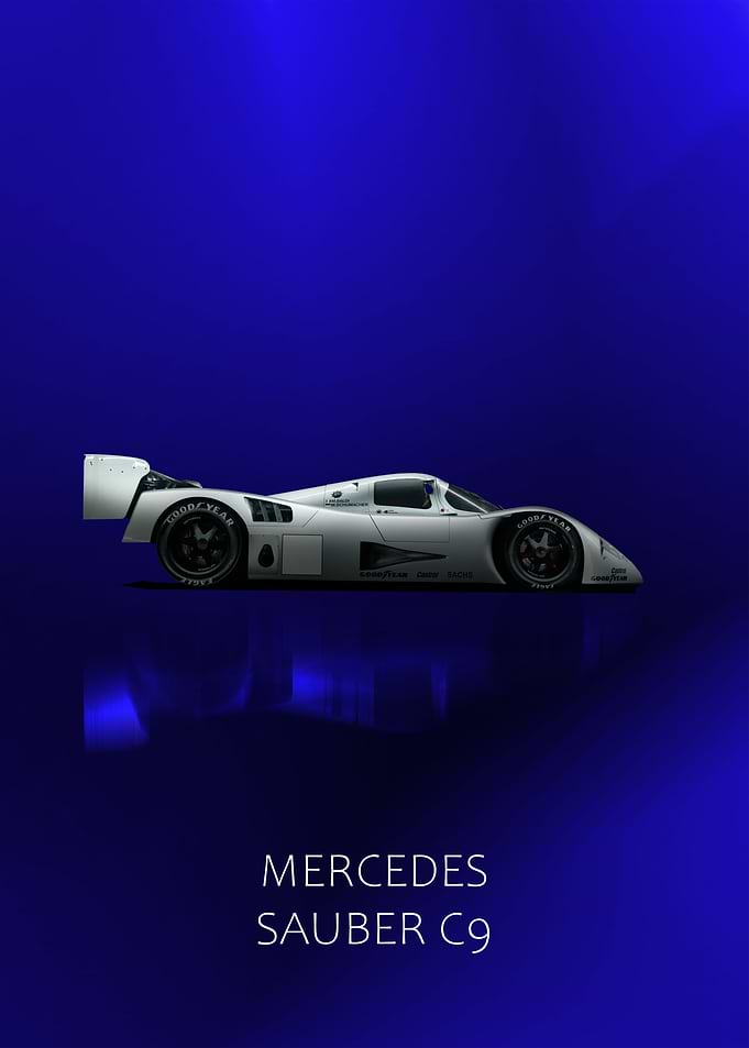 Mercedes Sauber C9 Race Car