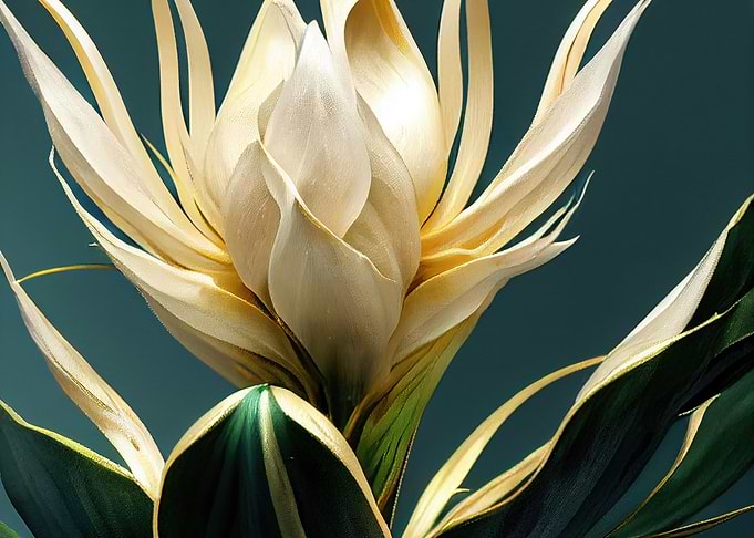 Creamy Flower Bloom