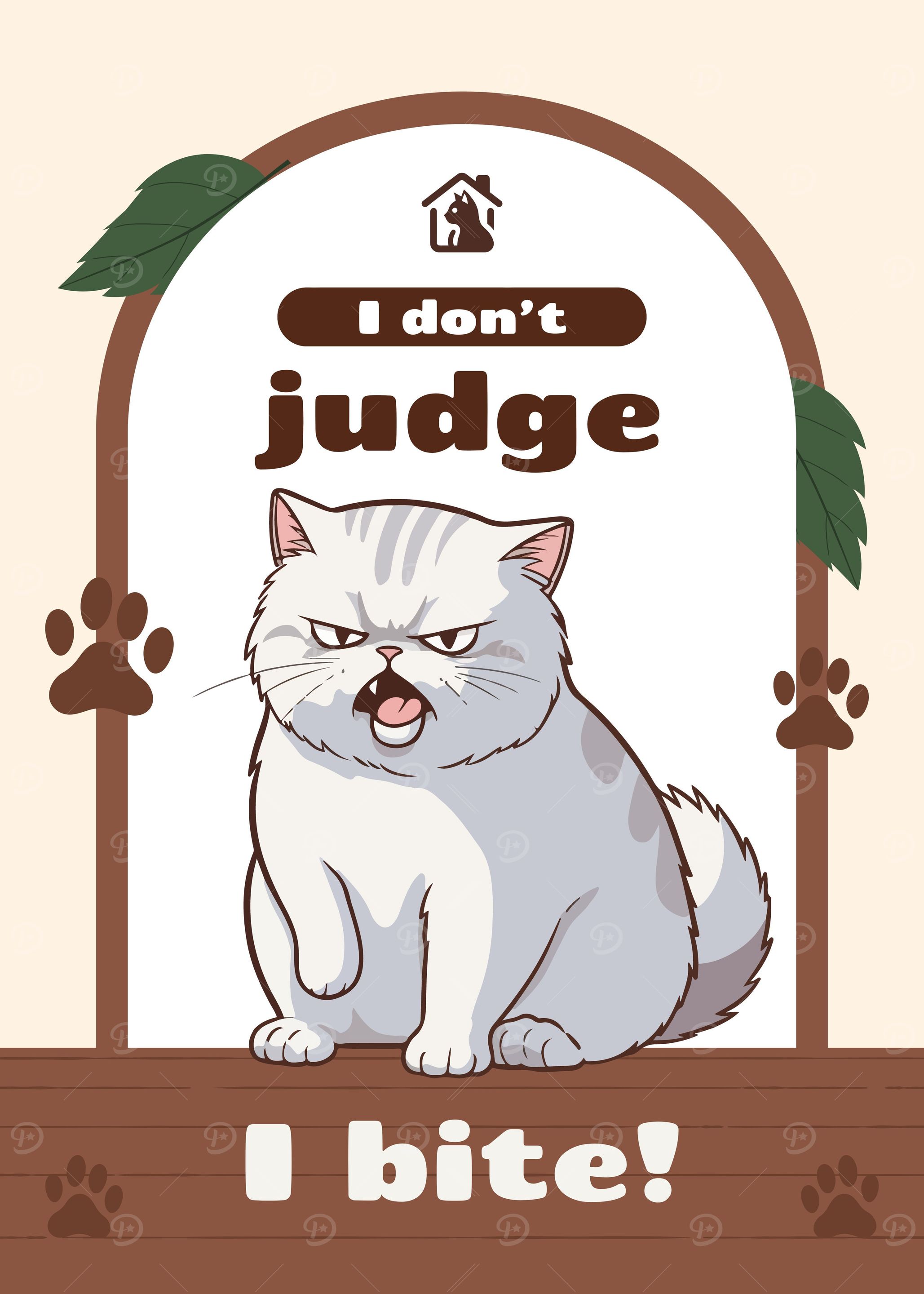 Cat Bite Warning