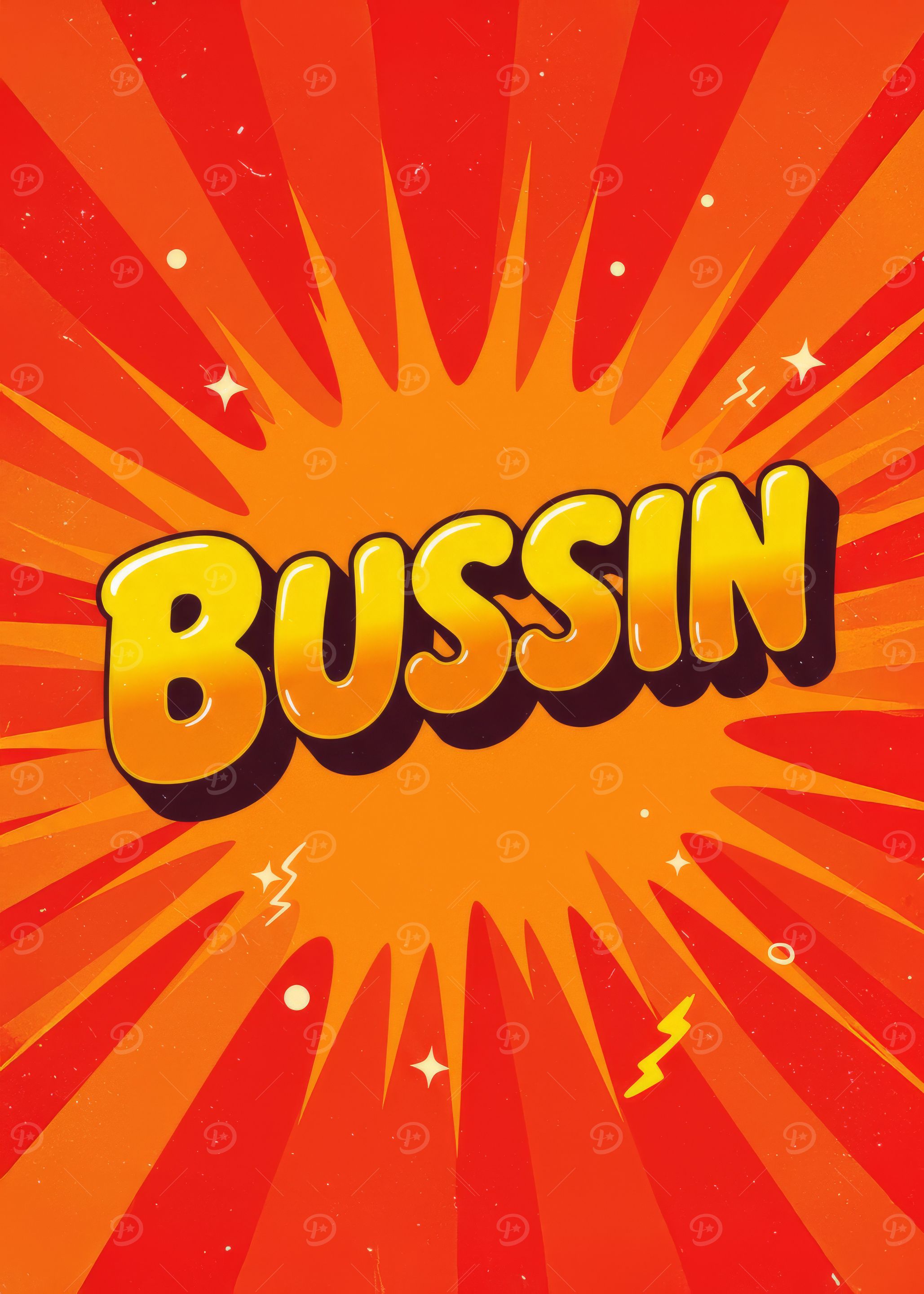 Bussin Comic Art
