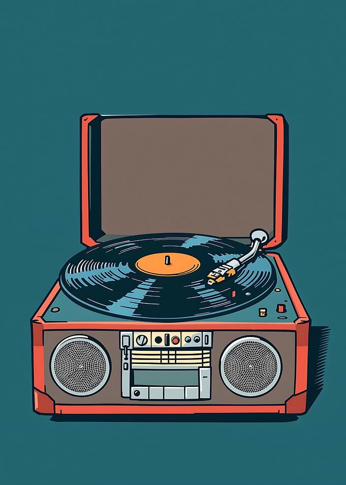 Vintage Record Player