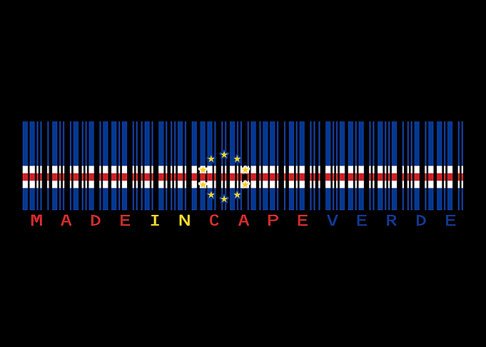 Cape Verde Flag Barcode