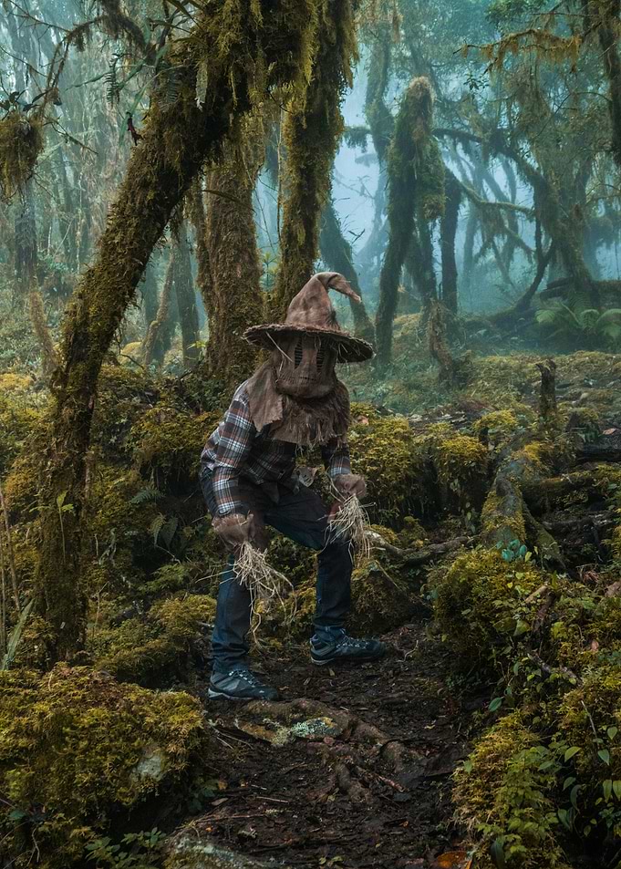 Scarecrow in the Woods