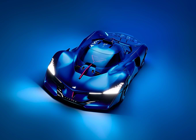 Blue Concept Car