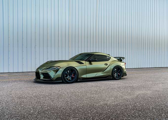 Green Toyota Supra