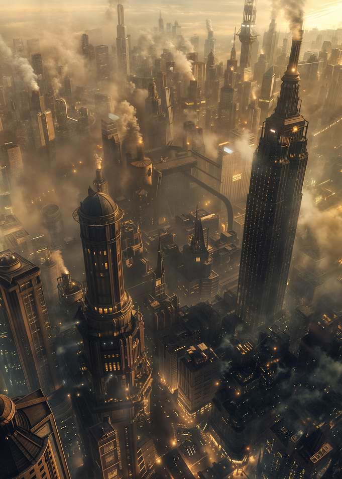 Steampunk Cityscape