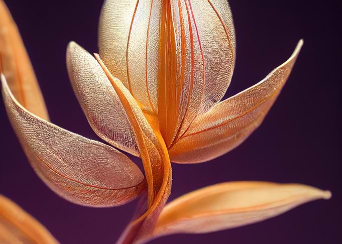 Golden Flower Close-up