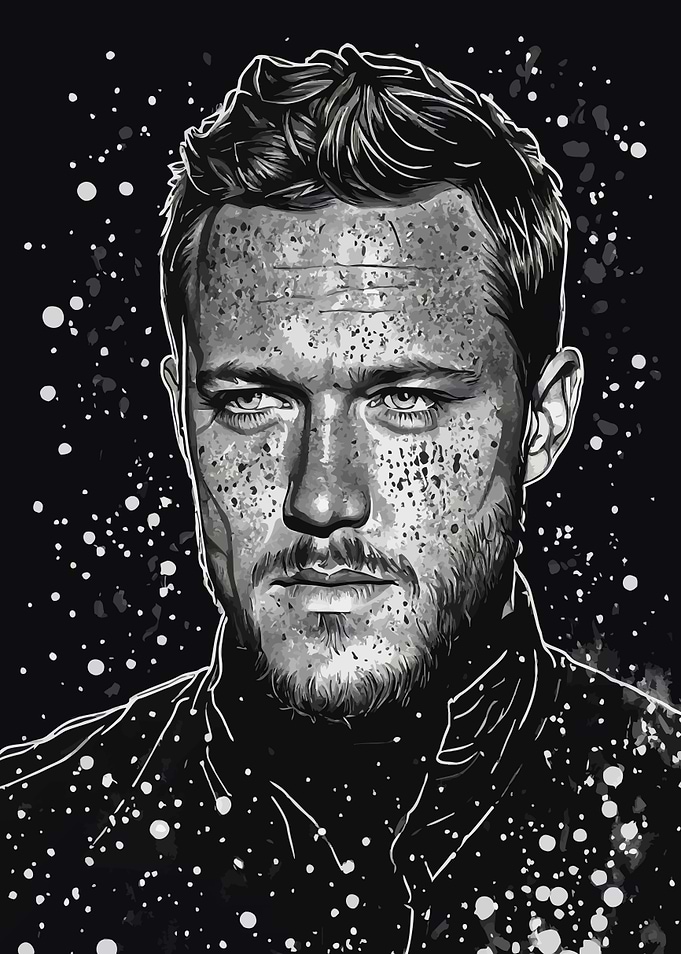 Dan Reynolds Black and White Portrait