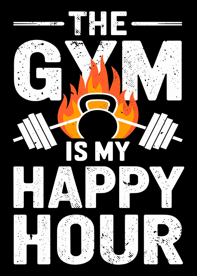 Gym Happy Hour Workout Motivation