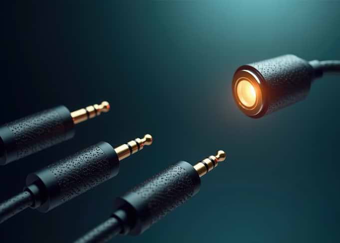 Audio cables fertilizing concept
