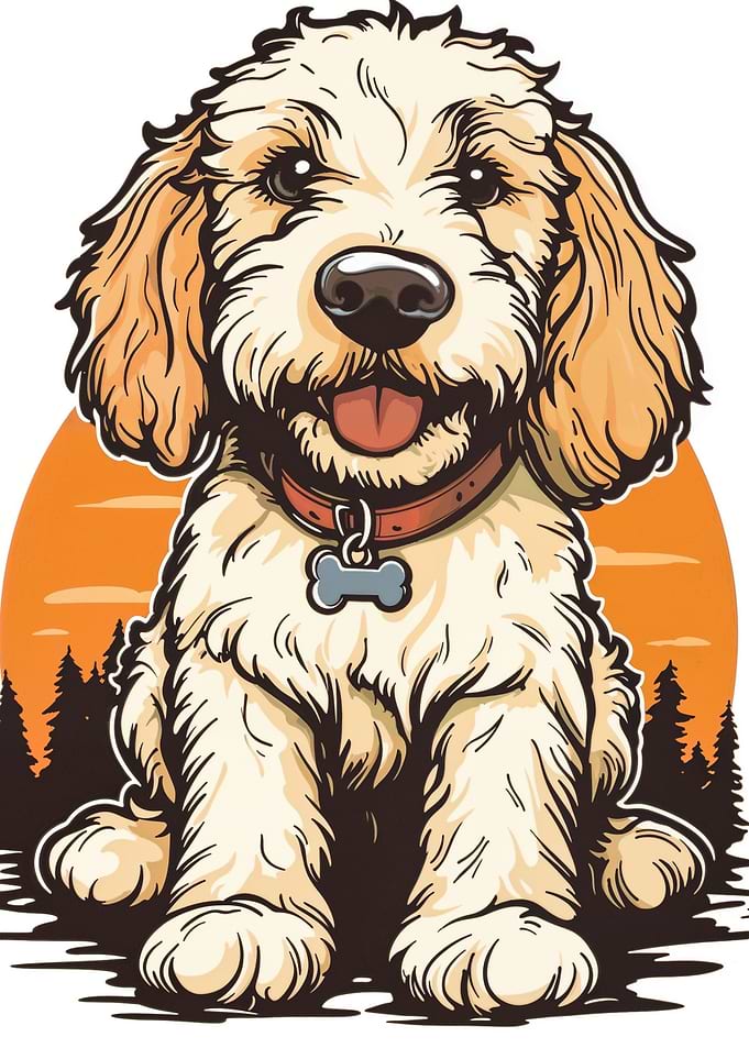 Cute Puppy Illustration
