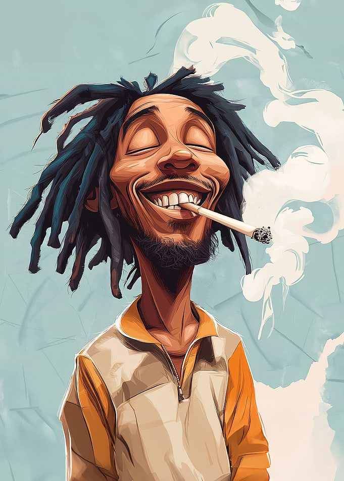 Bob Marley Cartoon