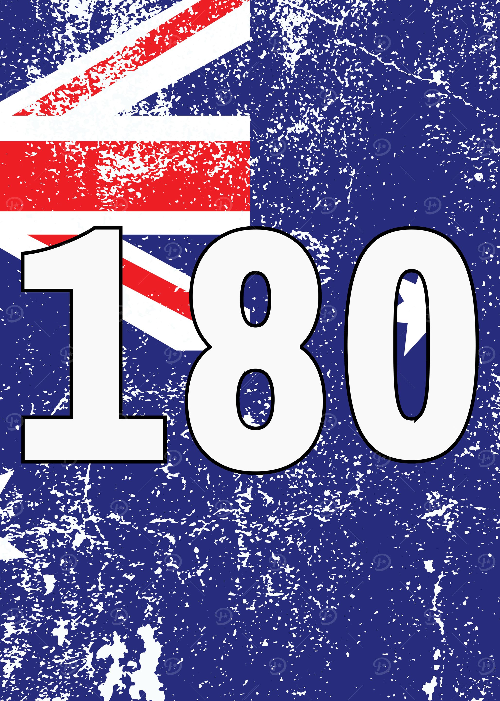 Darts Australian Flag 180