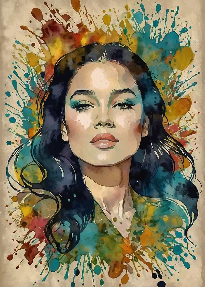 Olivia Rodrigo Watercolor