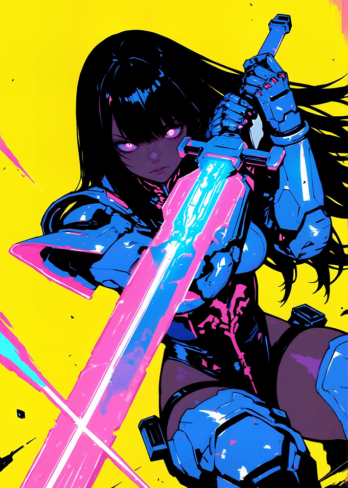 Cyberpunk Warrior
