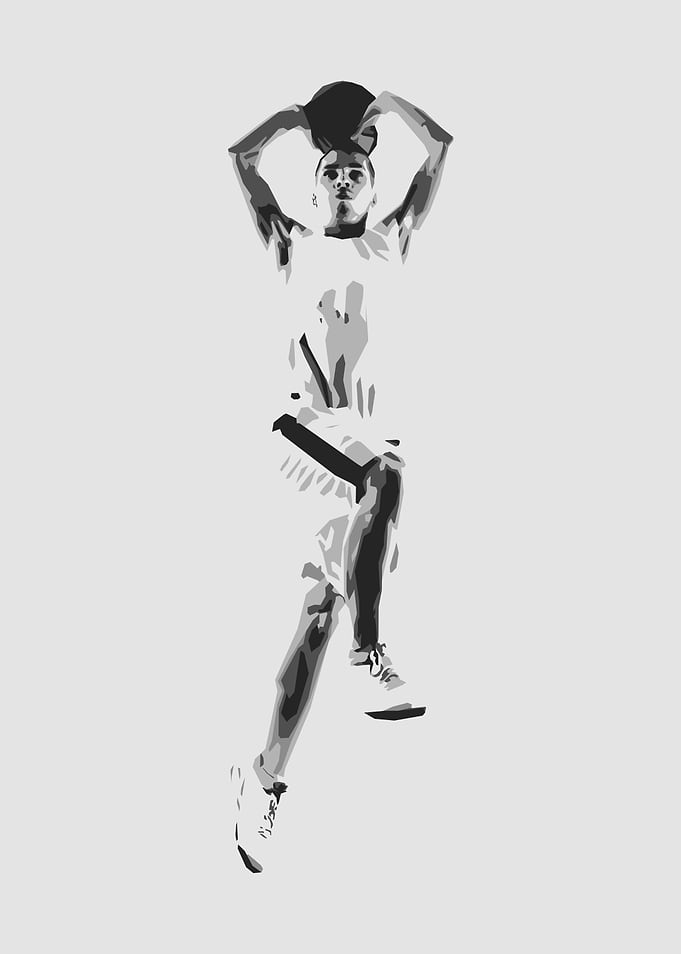 Basketball Player Silhouette