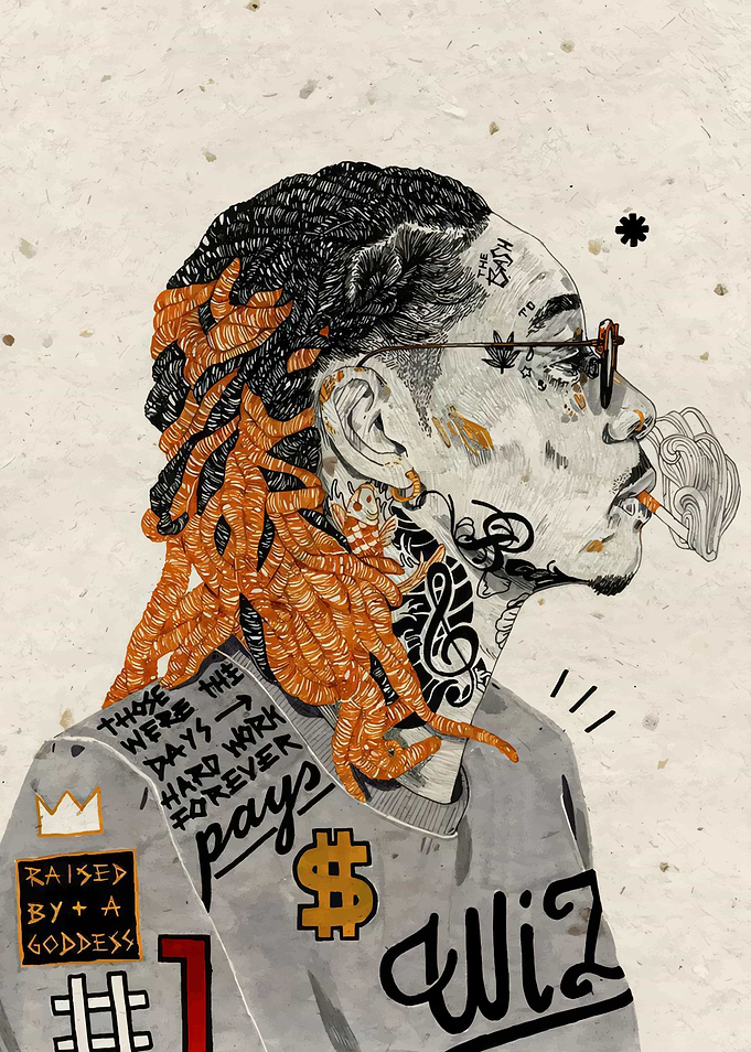 Wiz Khalifa Portrait