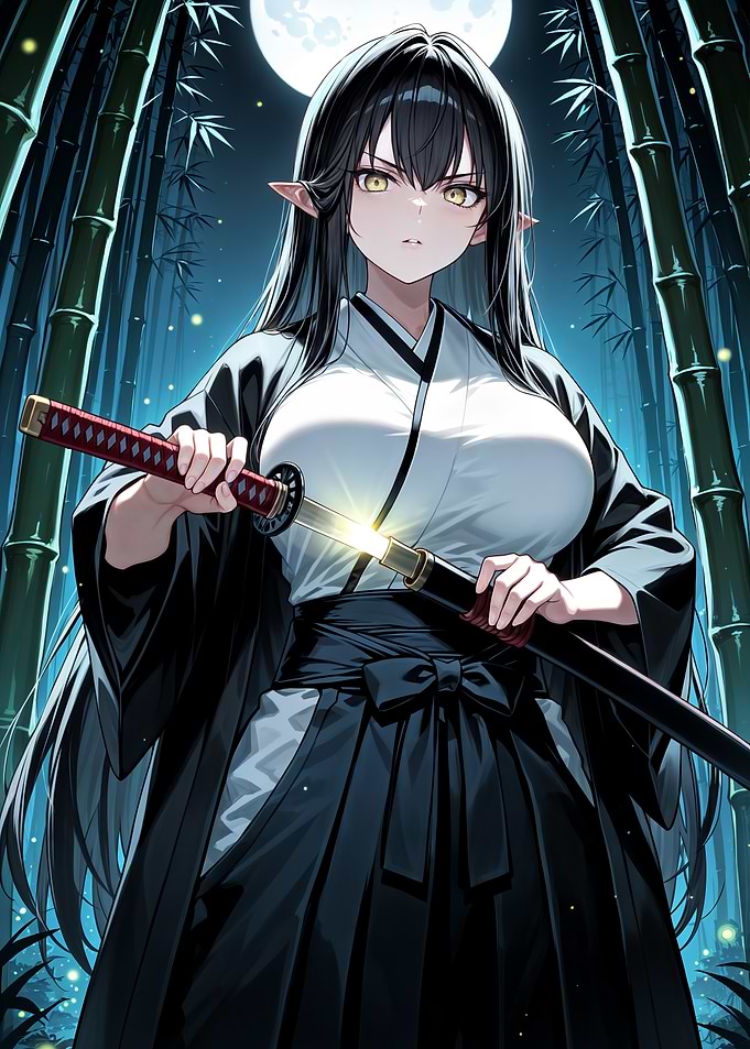 Anime Samurai Girl