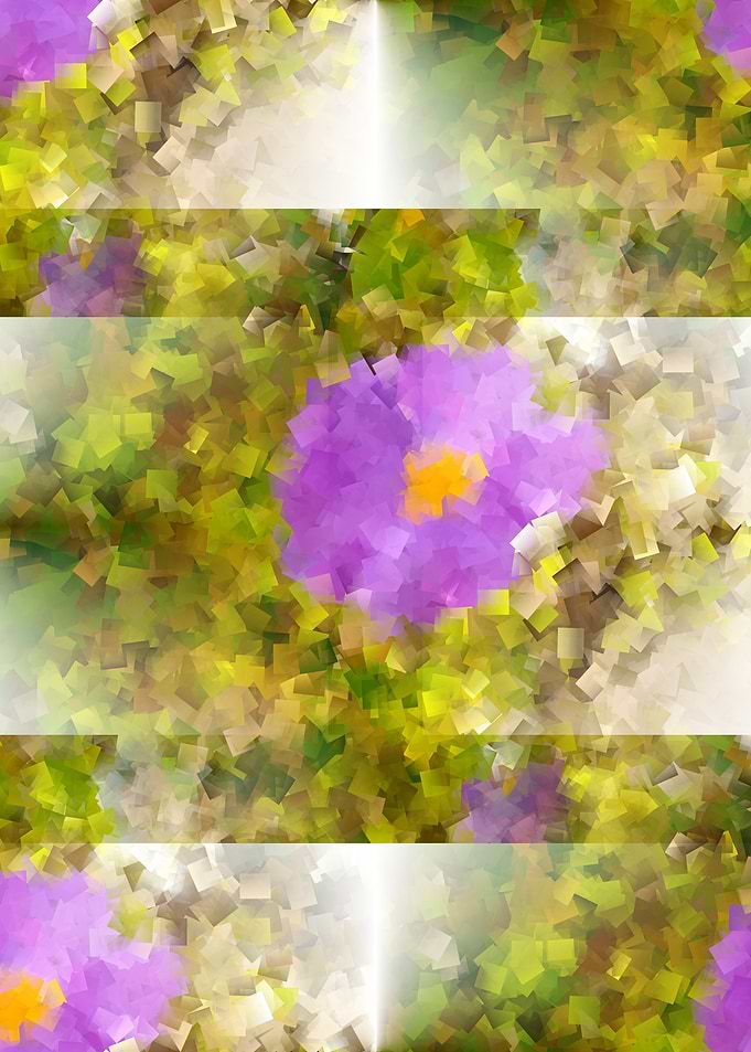 Abstract Flower Art