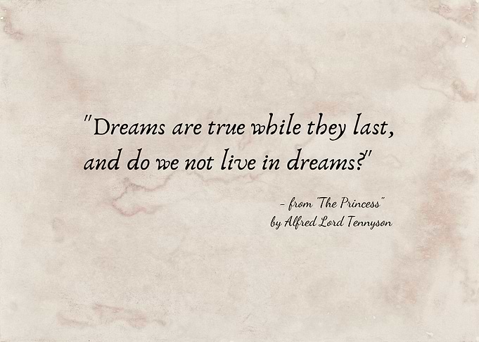 Dreams Quote - Tennyson