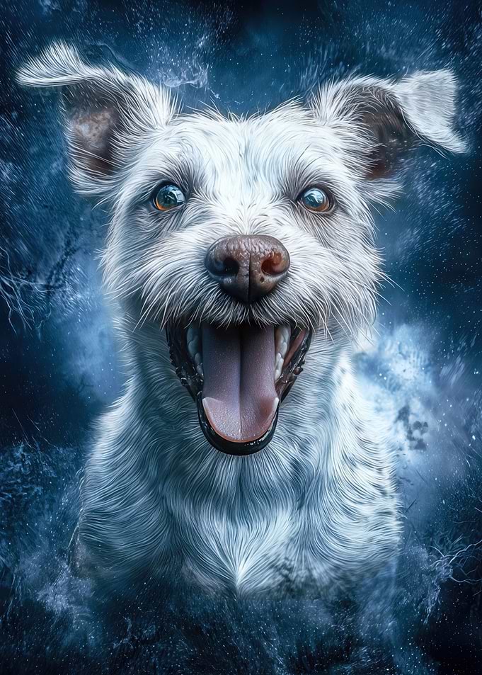 Smiling Jack Russell Terrier