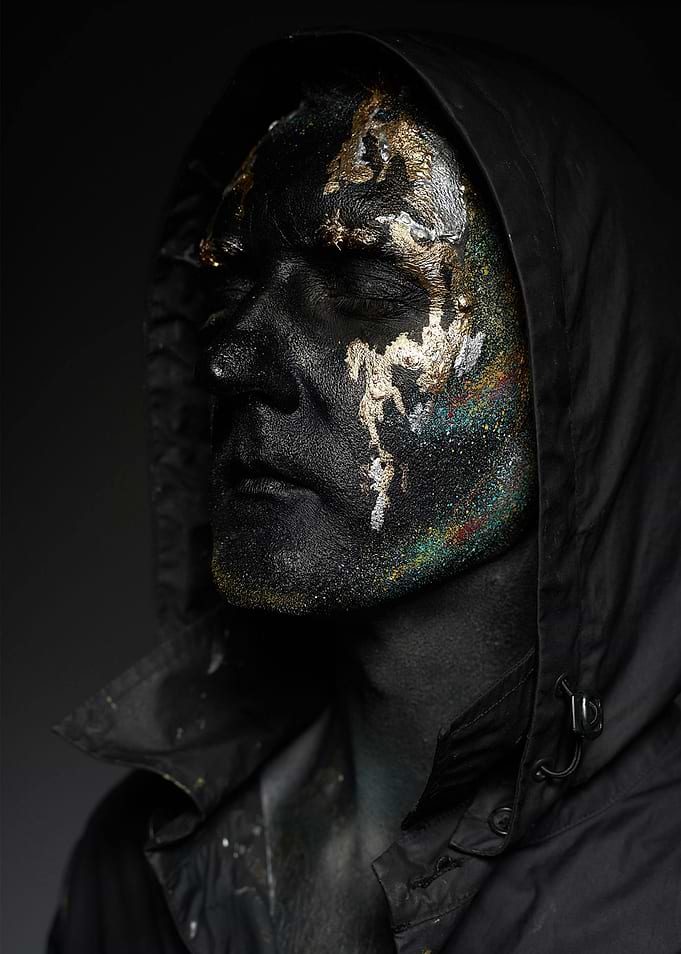 Black and Gold Face Paint