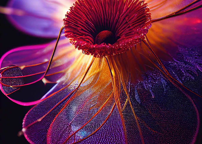 Close-up Flower with Intricate Details