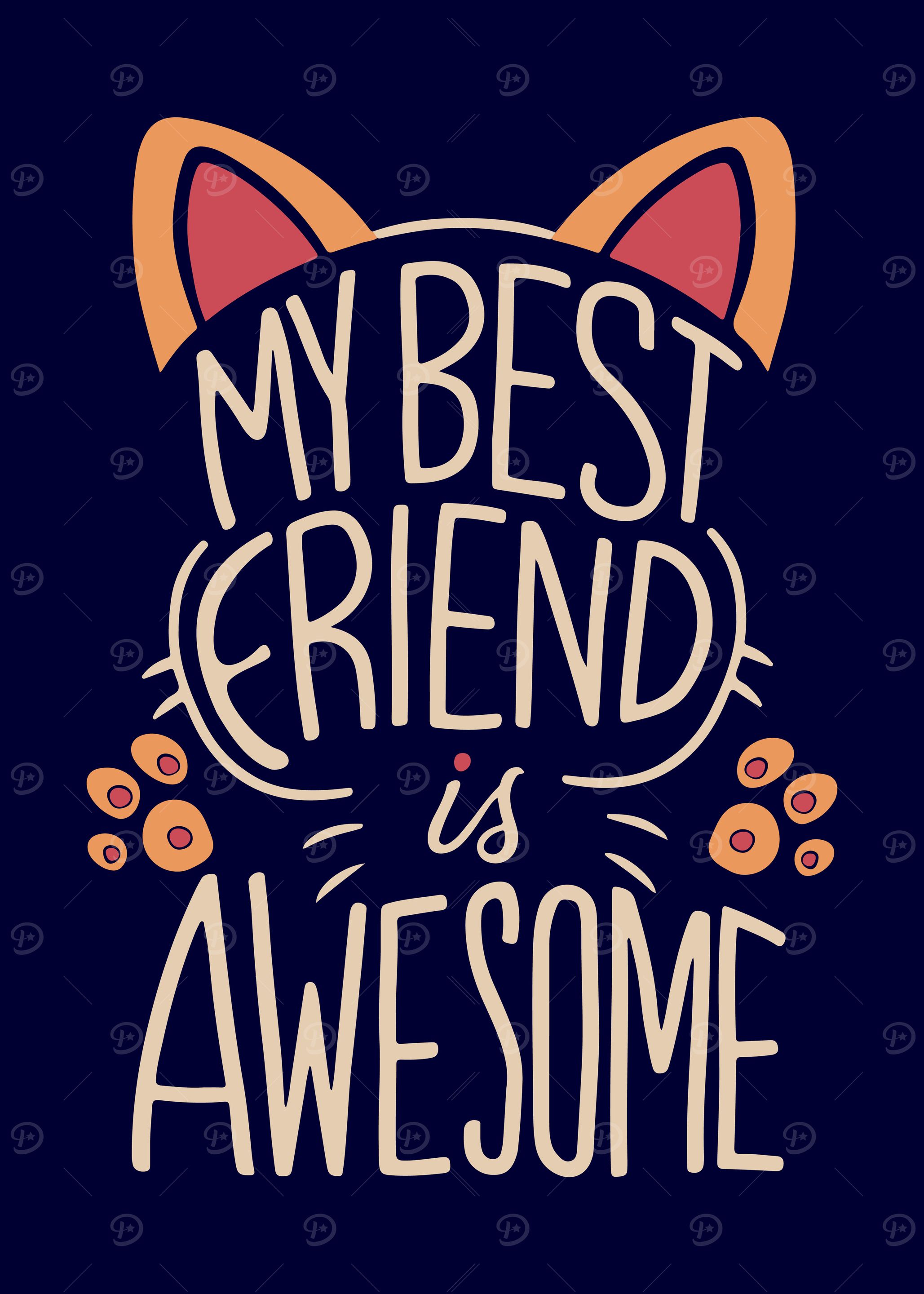 My cat is My Best Friend