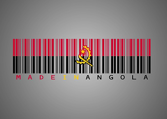Angola Barcode Flag