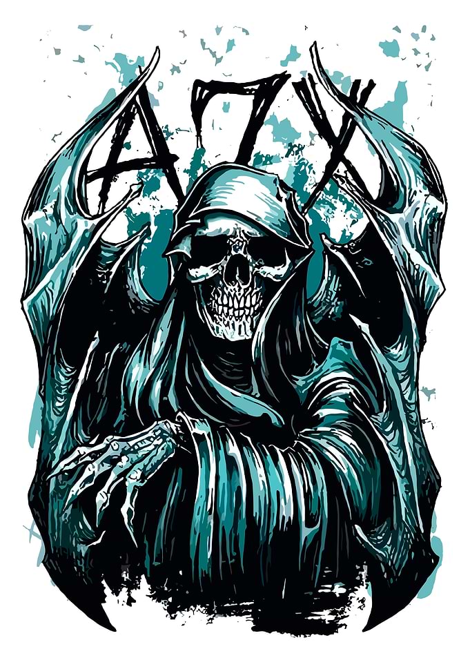 Grim Reaper with Wings