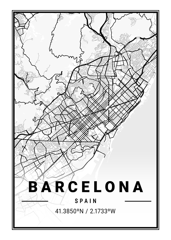 Barcelona City Map