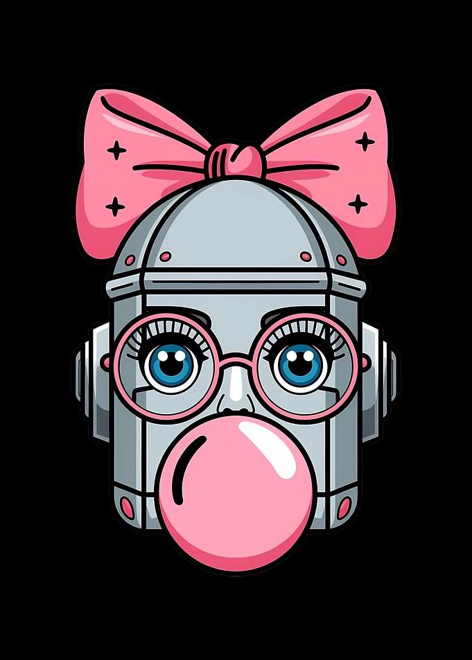 Funny Robot Chewing Gum