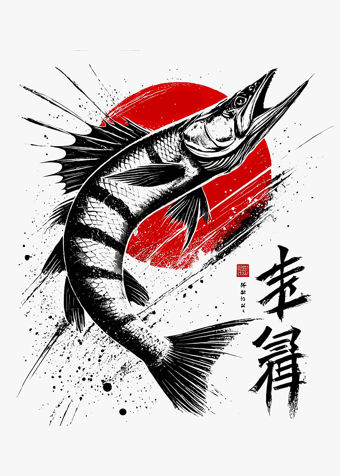 Barracuda Ink Art