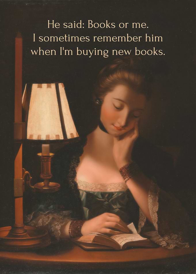 Woman Reading A Book