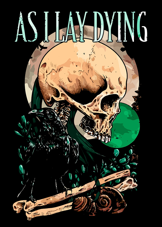 As I Lay Dying Skull Artwork