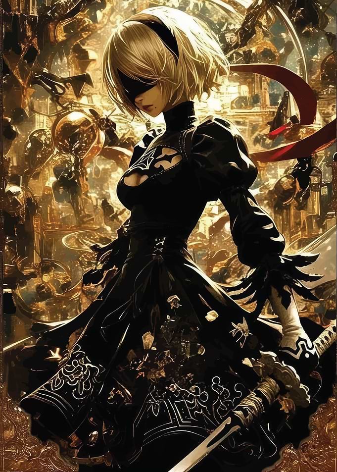 2B Nier Automata Artwork