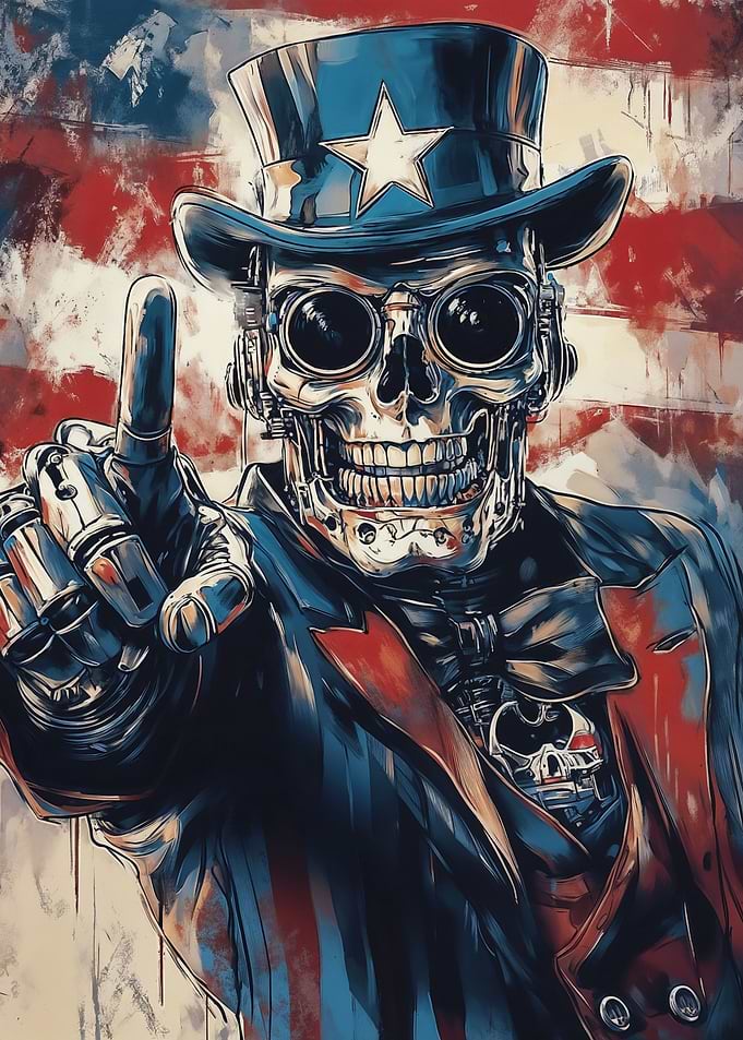 Uncle Sam Skull
