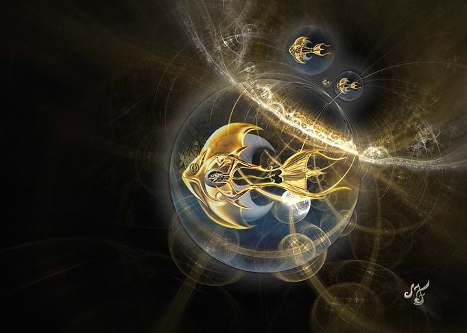 Fractal Golden Fish