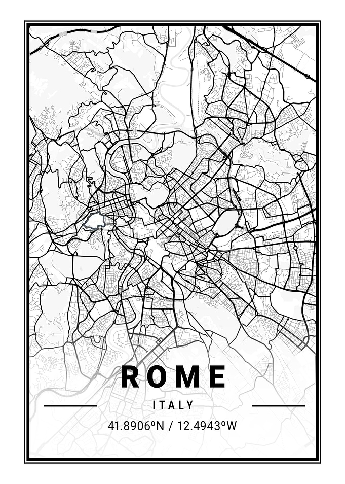 Rome City Map