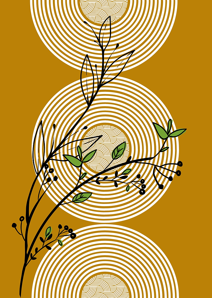 Branch with Circles
