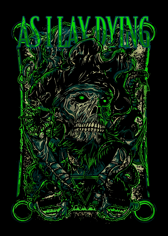 As I Lay Dying Skull Artwork
