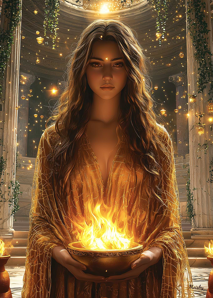 Hestia, Goddess of the Hearth - Keeper of the Sacred Flame
