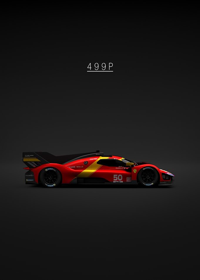 Ferrari 499P Race Car