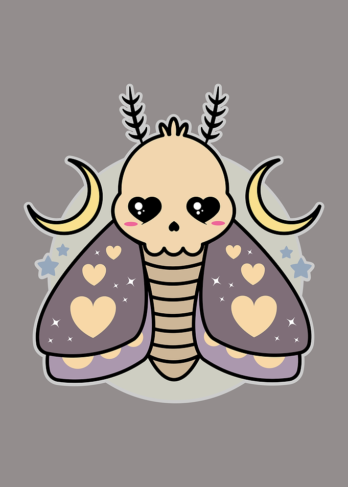 Kawaii Death Moth