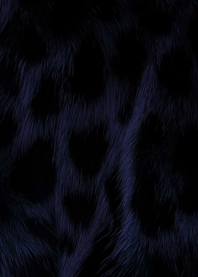 Melanated Jaguar Dark Fur Texture