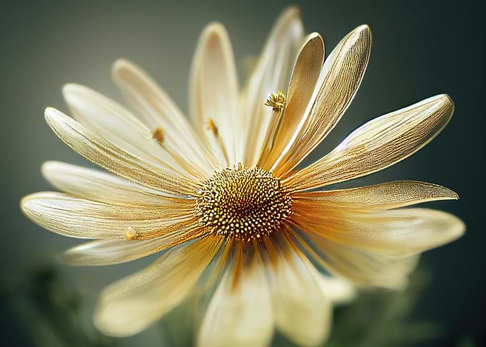 Golden Daisy Close-Up