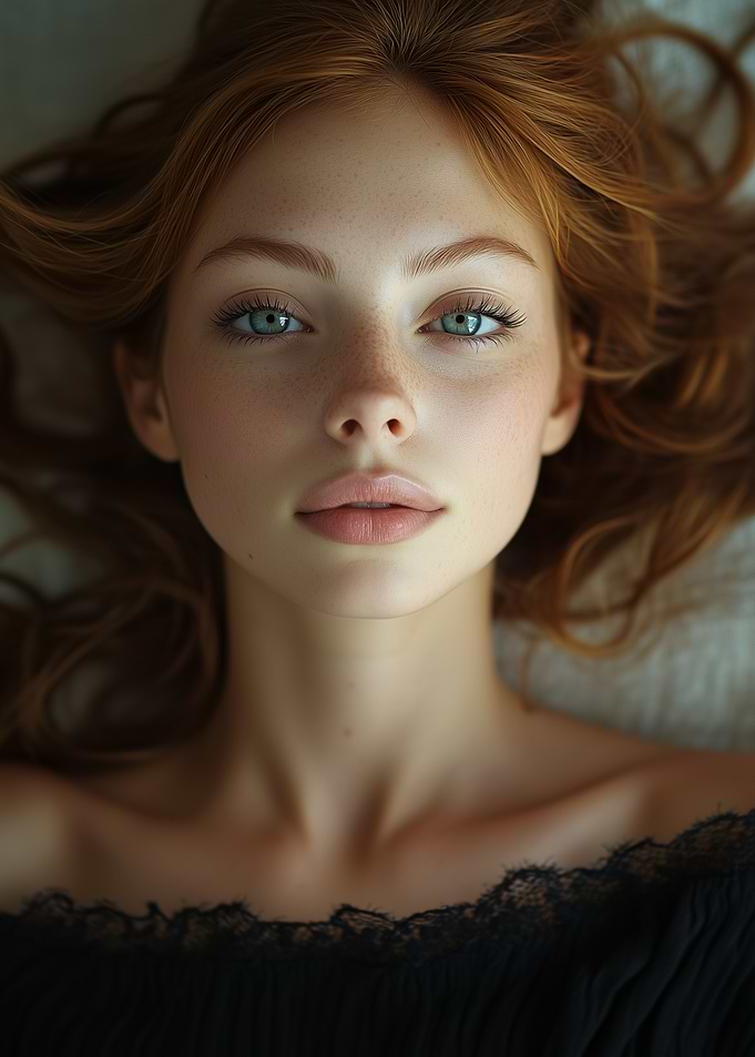 Redhead Woman Portrait