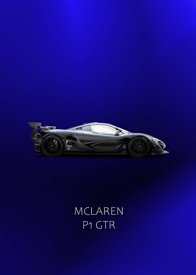 McLaren P1 GTR Race Car